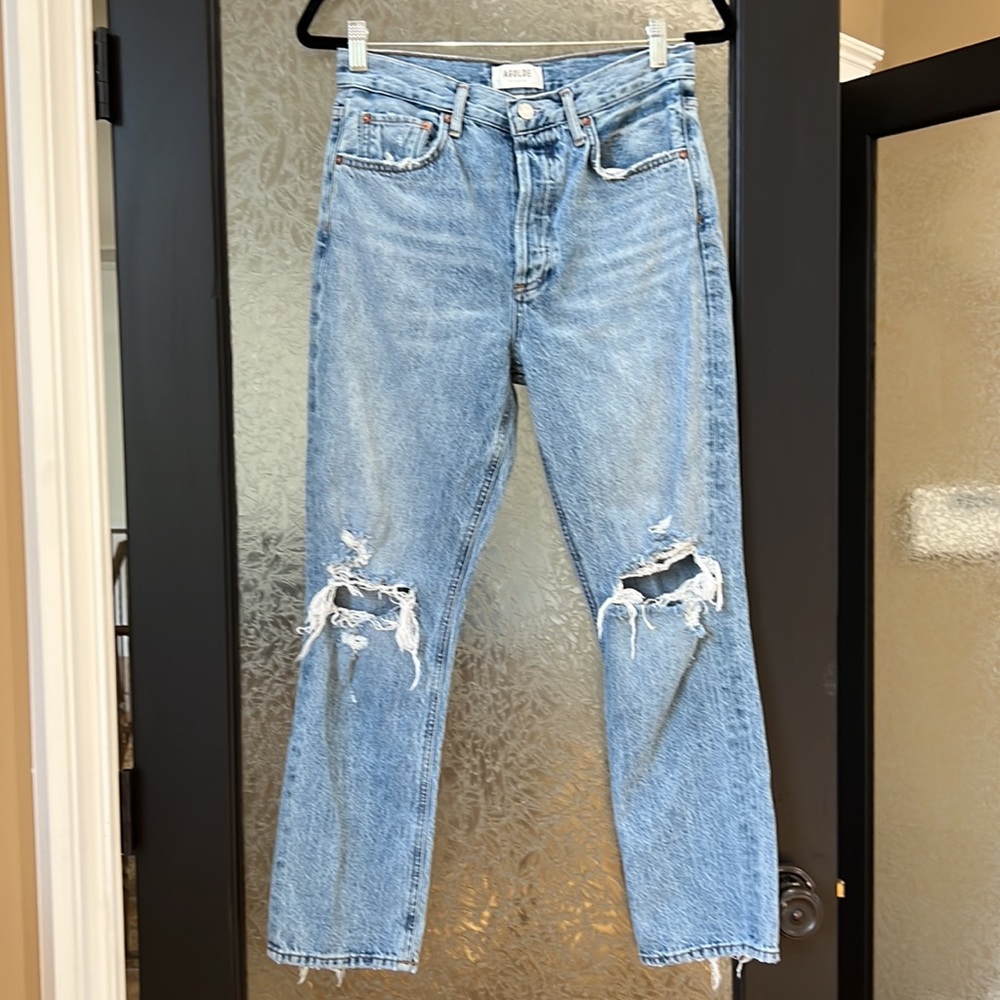 Agolde Riley High Rise straight Jeans